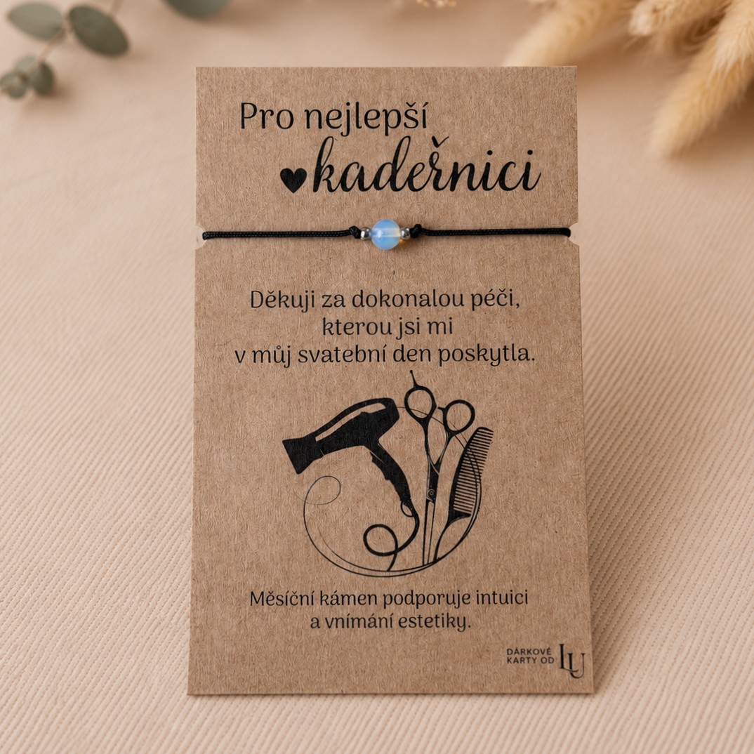 Poděkování kadeřnici