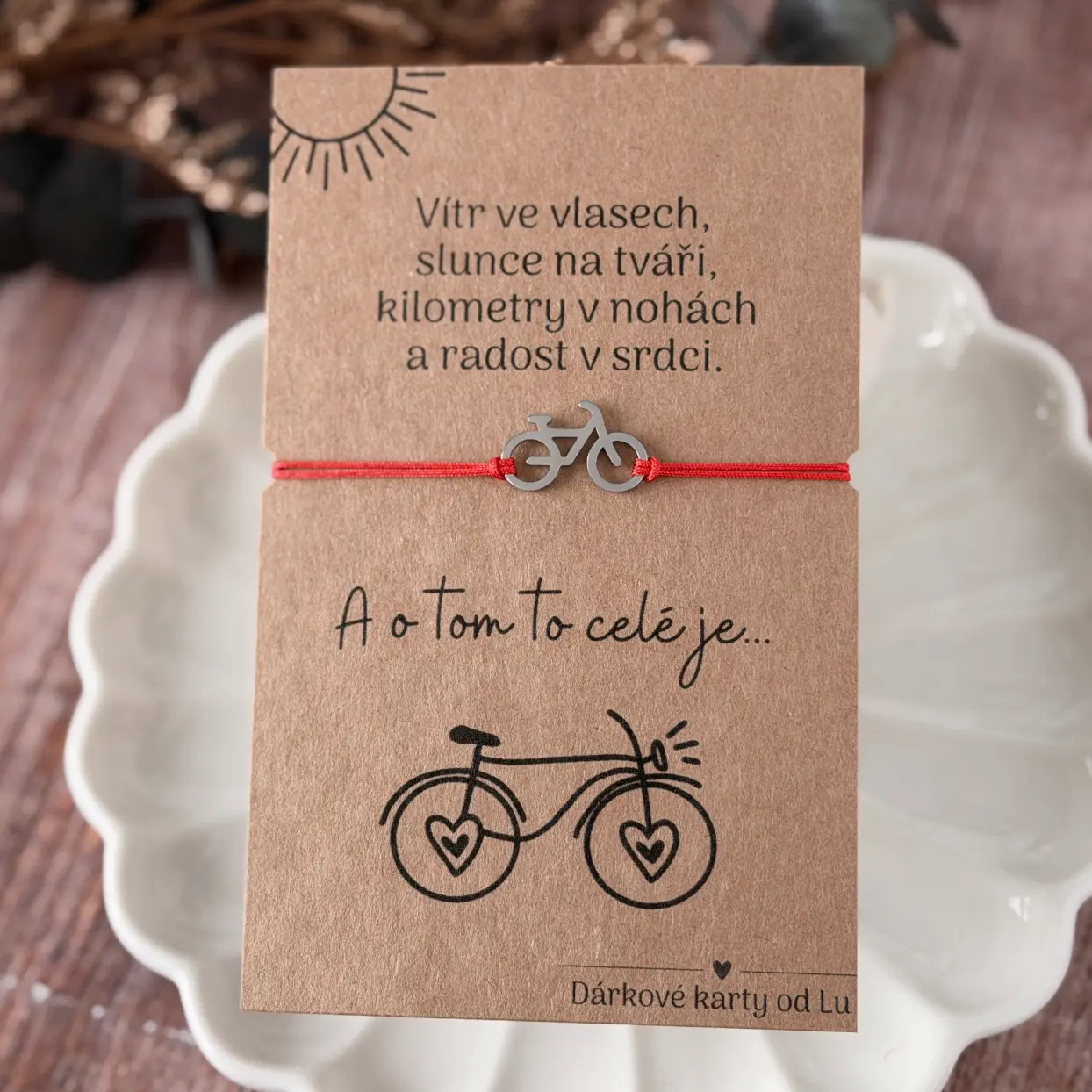 Náramek se symbolem kola, pánský, stříbrná