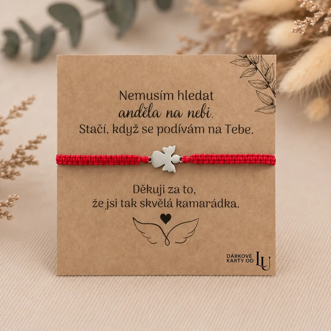 Andílek pro kamarádku, stříbrný