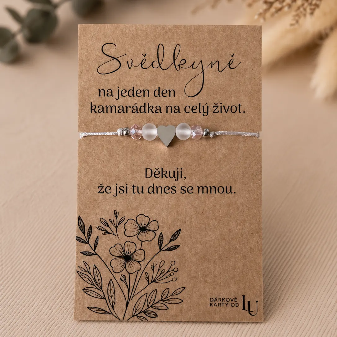 Poděkování svědkyni