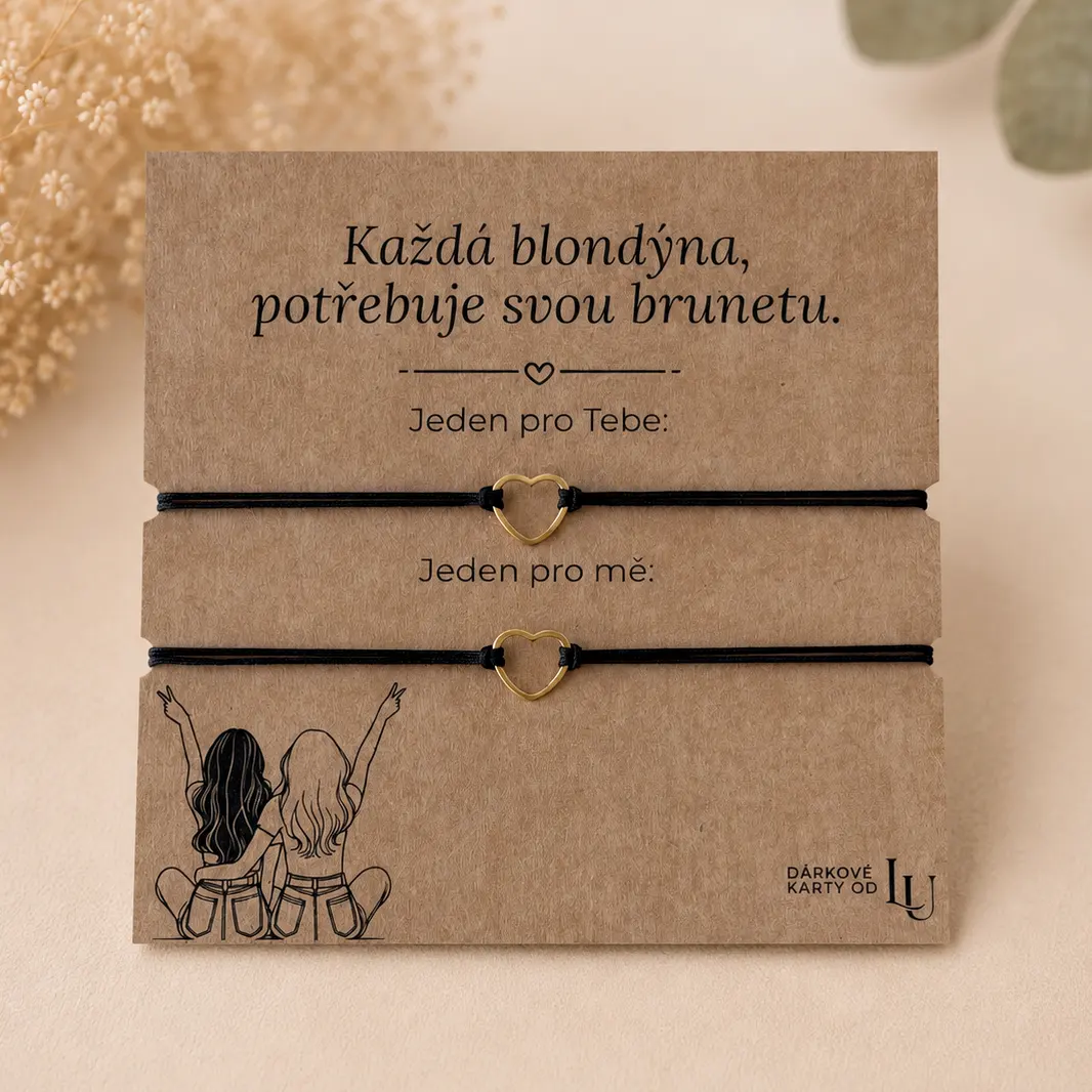 Partnerské náramky pro kamarádky