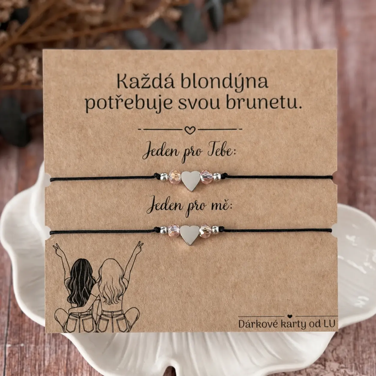 Partnerské náramky pro kamarádky