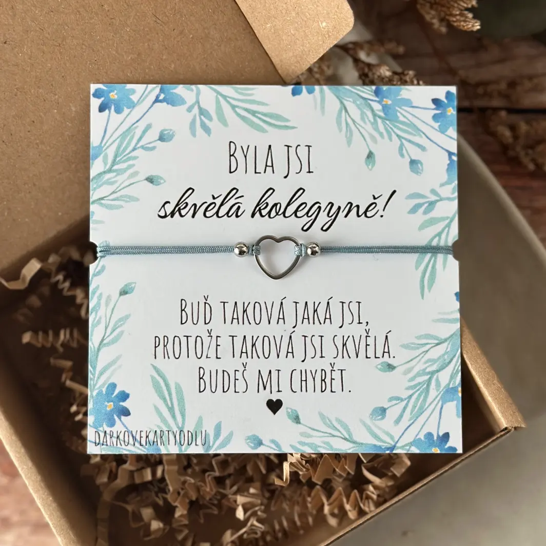 Dárek pro kolegyni - srdce