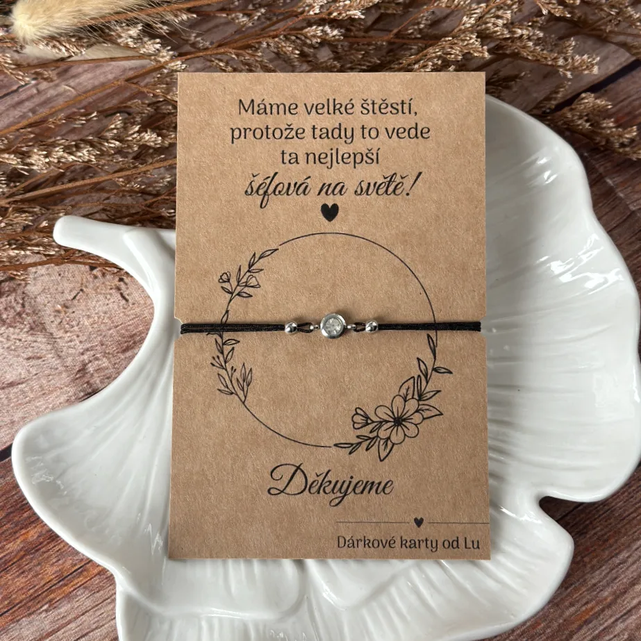 Poděkování šéfové