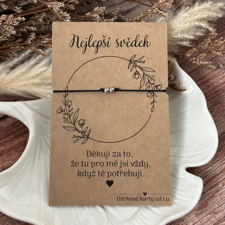 Poděkování svědkovi