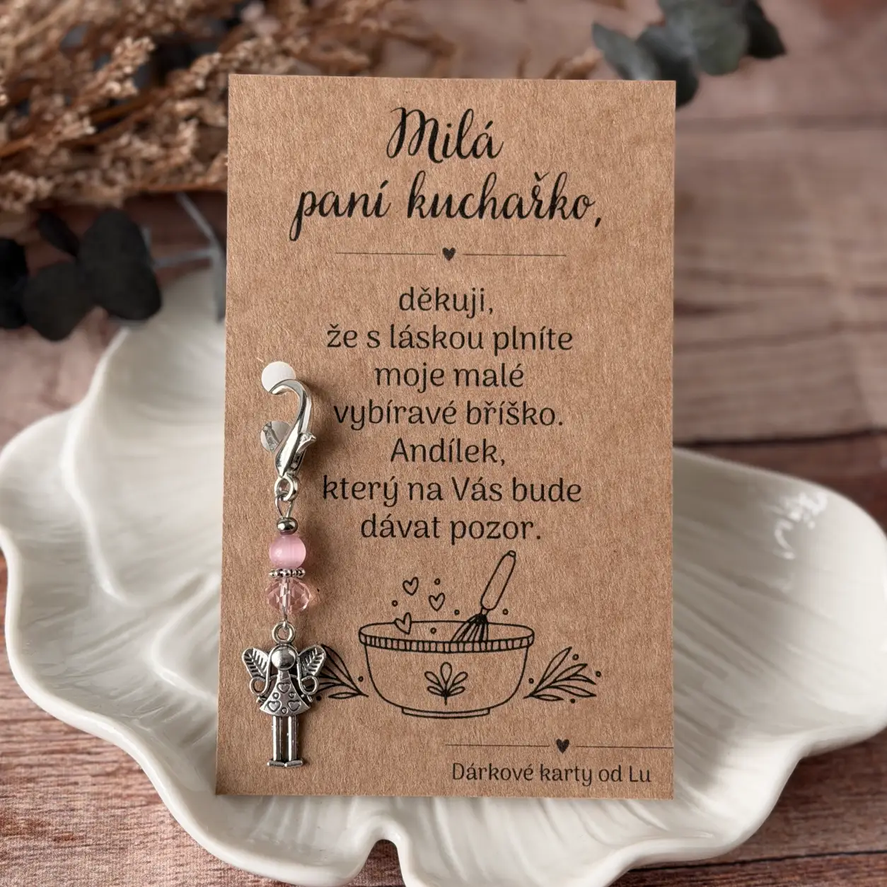 Poděkování paní kuchařce