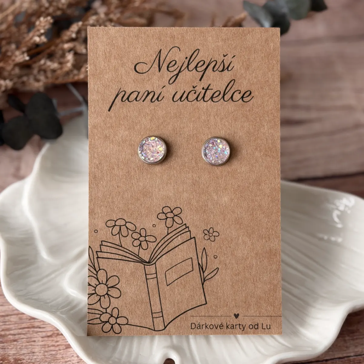 Náušnice pro paní učitelku