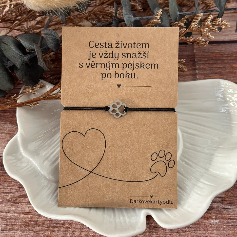 Náramek s motivem pejska