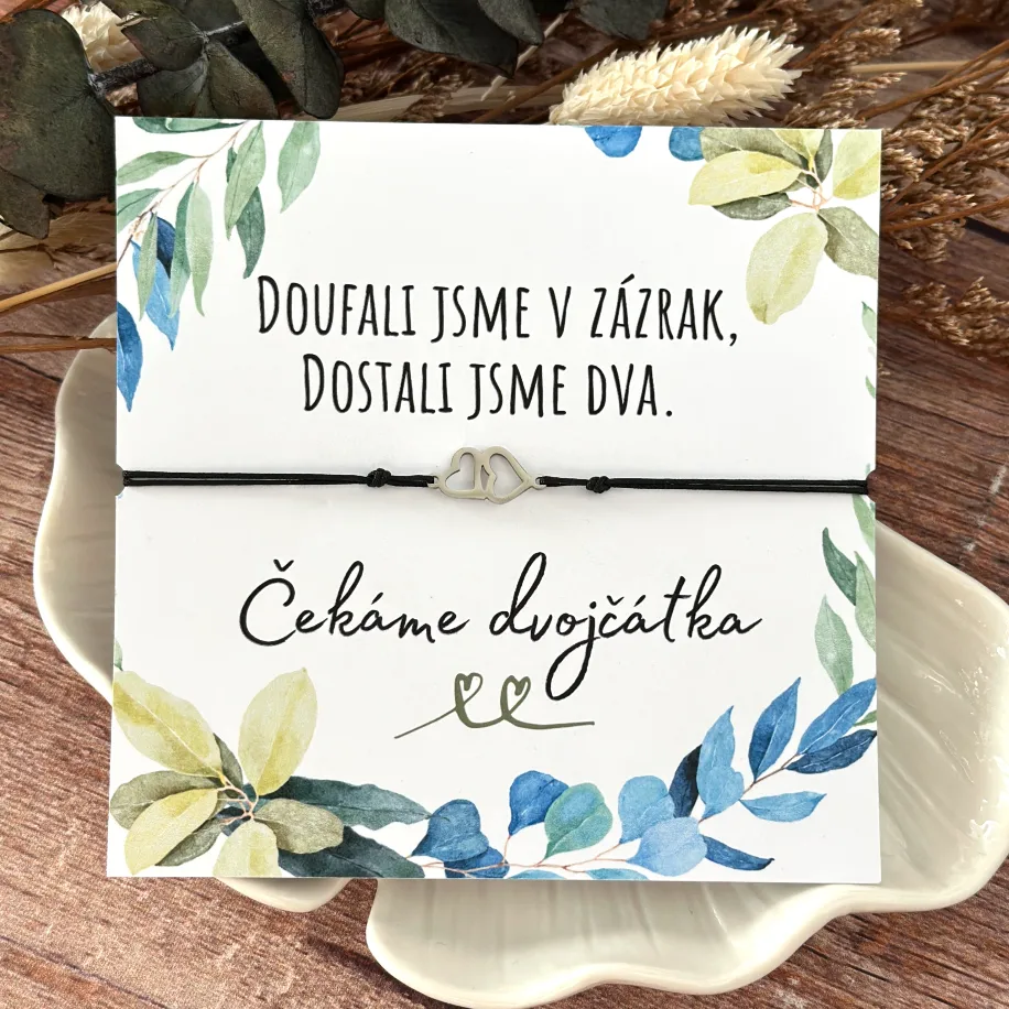 Oznámení těhotenství dvojčata