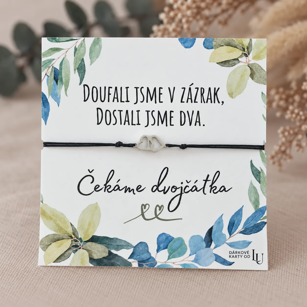Oznámení těhotenství dvojčata