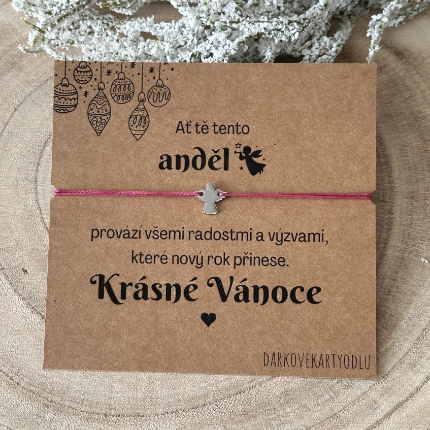 Vánoční anděl na ruku