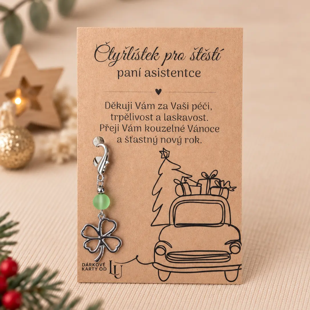 Čtyřlístek pro paní asistentku k Vánocům
