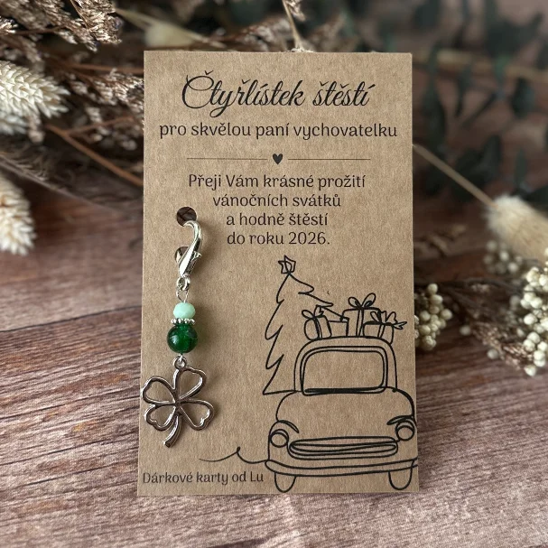 Čtyřlístek pro paní vychovatelku k Vánocům