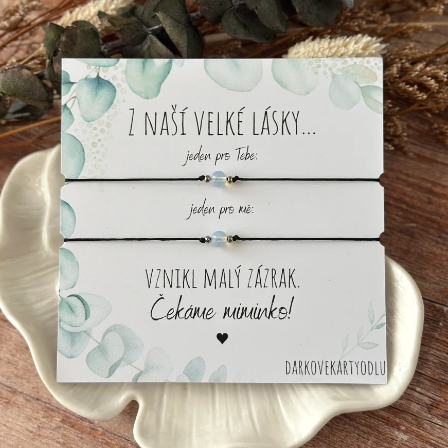Dárková karta "čekáme miminko"