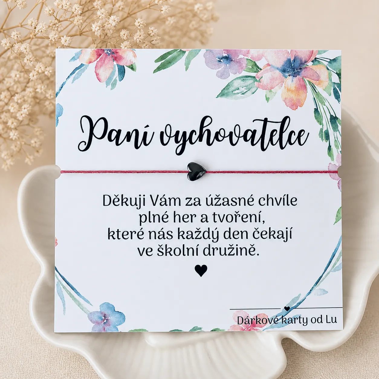 Dárek pro paní vychovatelku