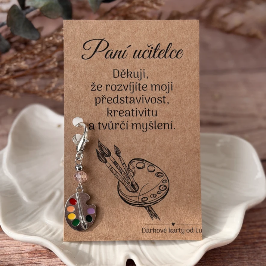 Poděkování paní učitelce z kreslení