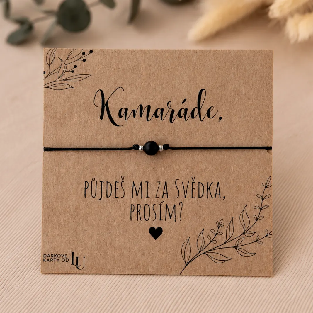 Půjdeš mi za svědka?