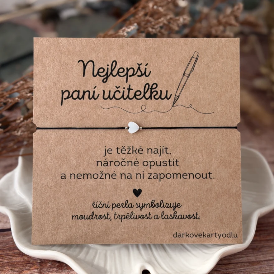 Dárek pro paní učitelku