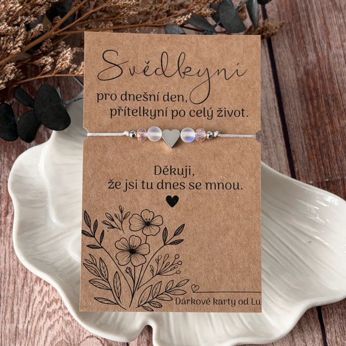 Poděkování svědkyni