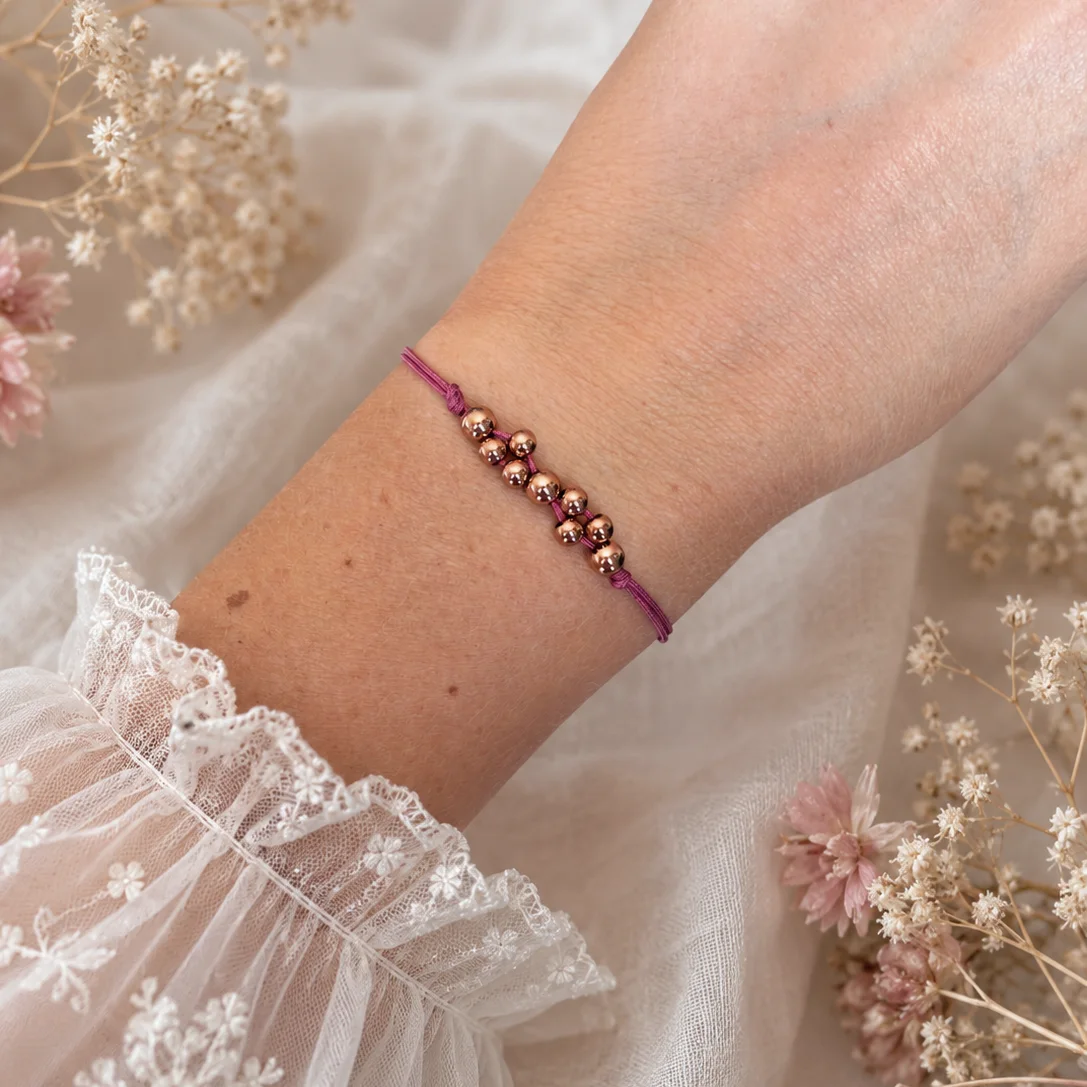 Rose gold marbles