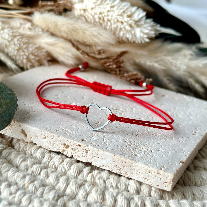 Náramek se srdcem