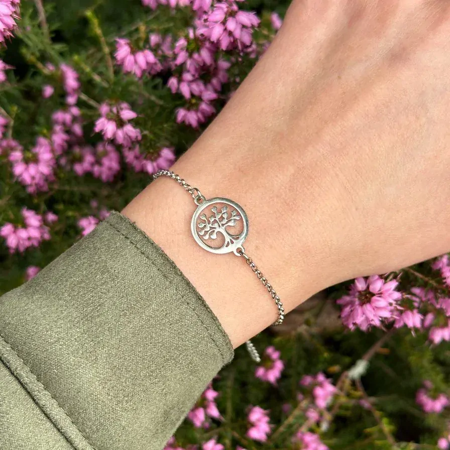 Ocelový náramek strom života, M/L, samostatně