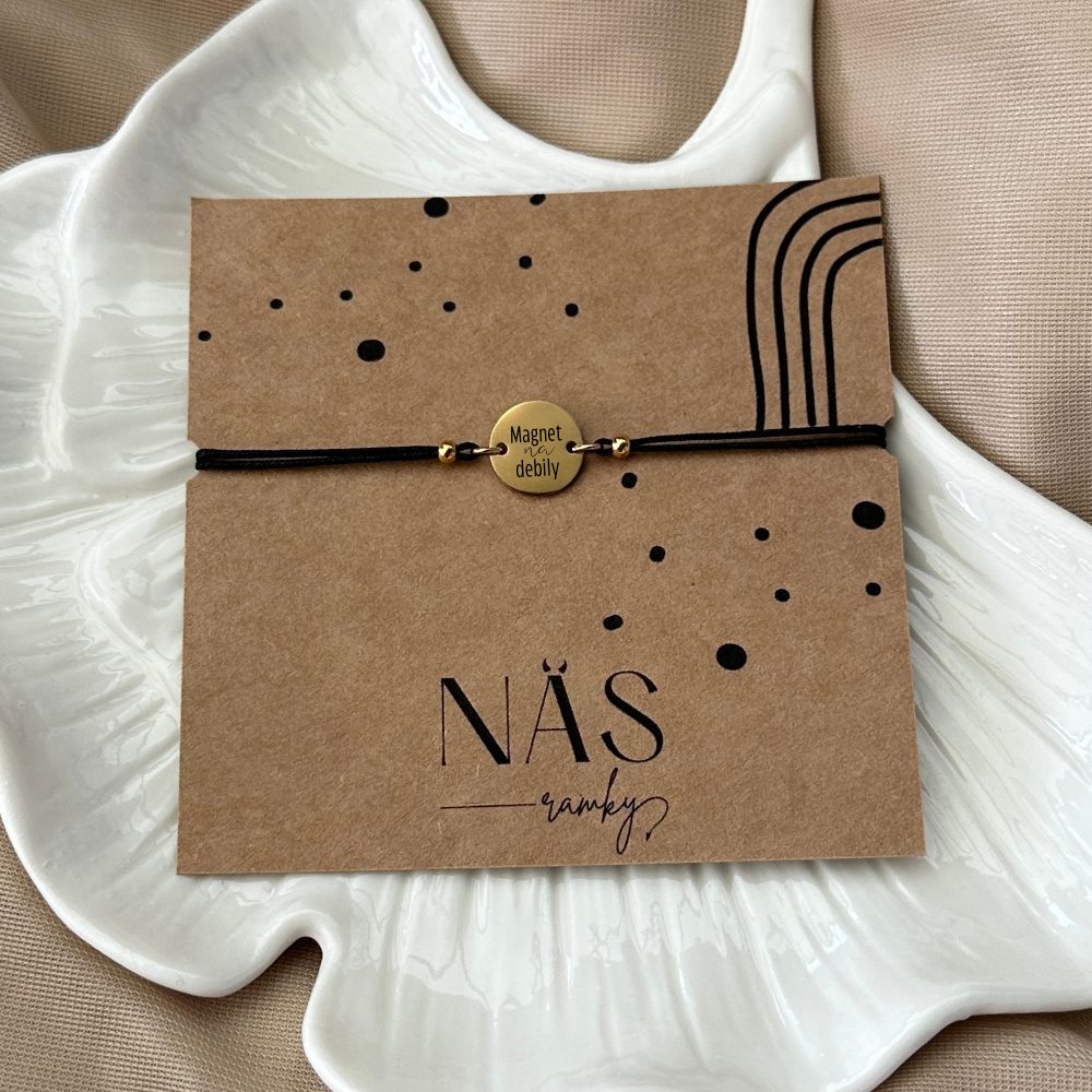 Magnet na debily - pánská, zlatá