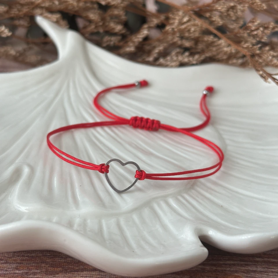 Poděkování babičce za hlídání - stříbrné srdce