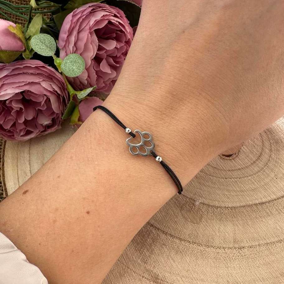 Náramek s psí tlapkou - dámský