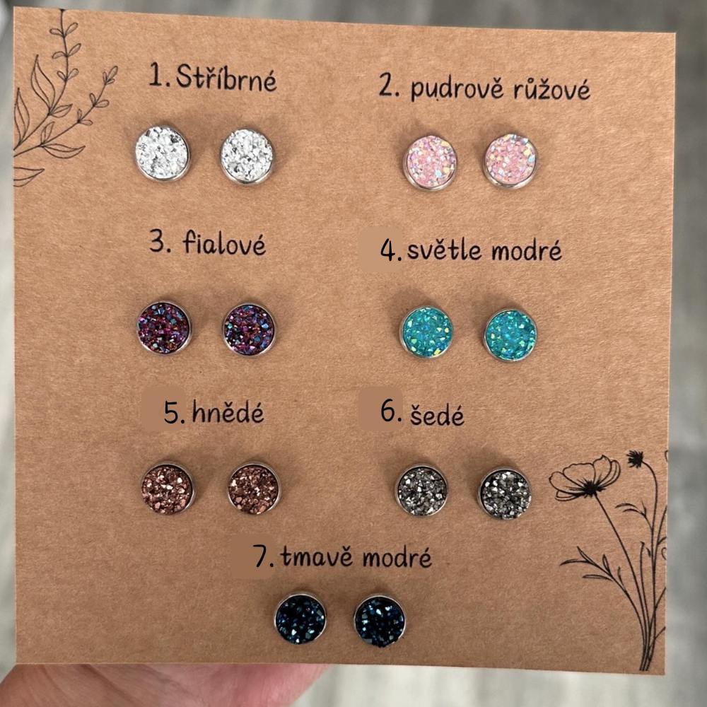 Náušnice na vánočním přání