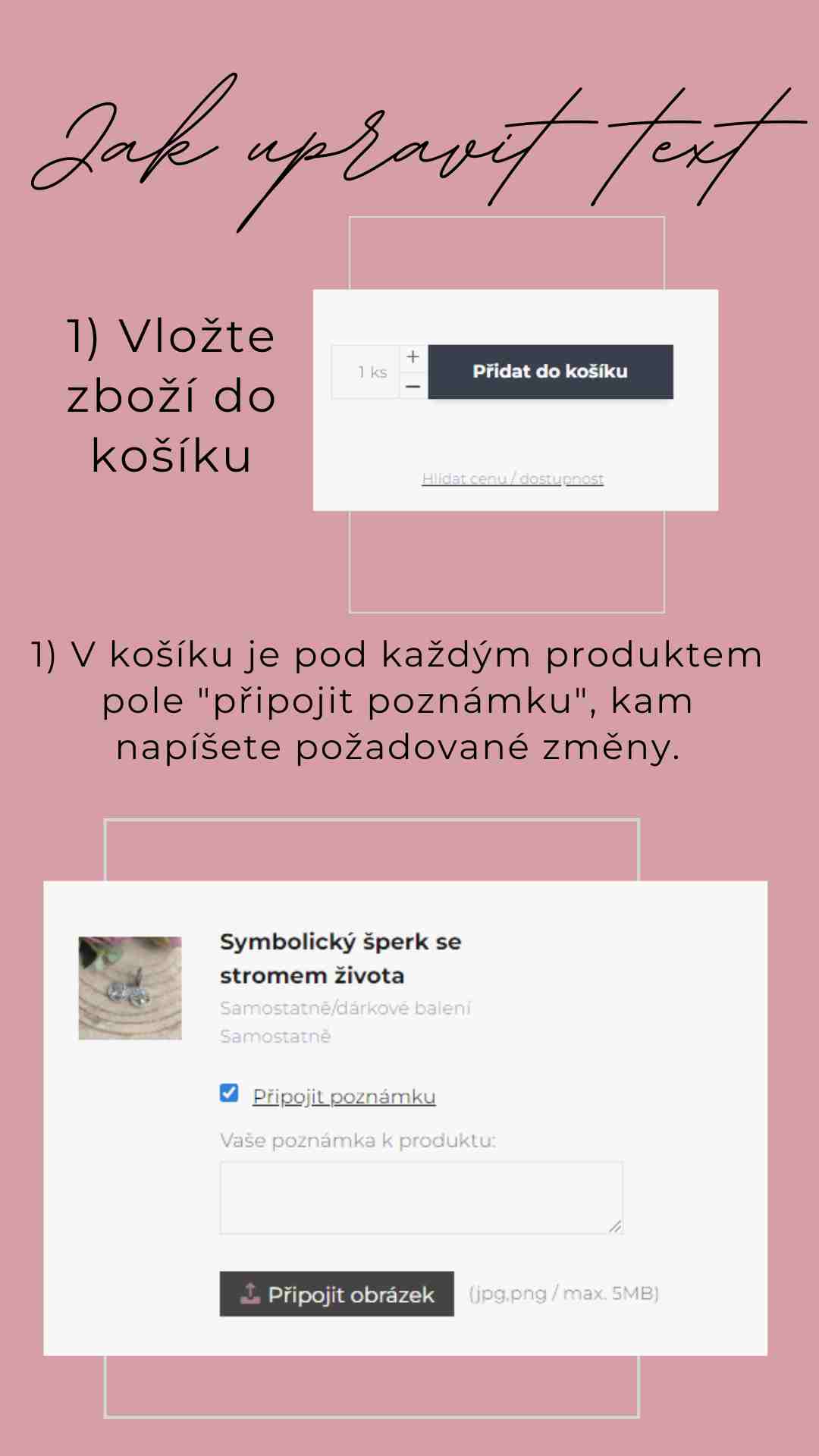 Oznámení těhotenství - přívěsek