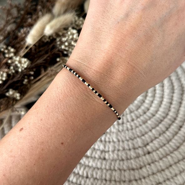 Párové miyuki náramky s nápisem "NAVŽDY" - samostatně, dámské