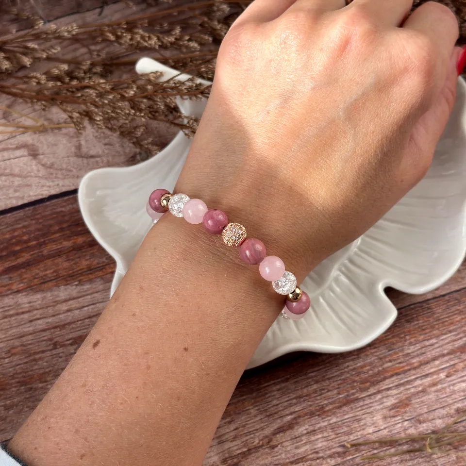 Minerální náramek Harmonie Lásky, XS, samostatně