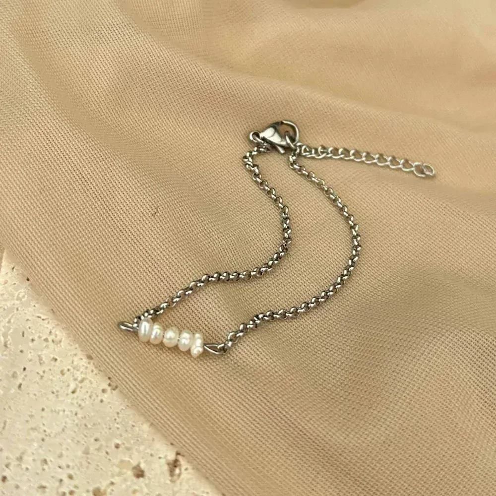 Rozloučení se školkou - perlový náramek pro učitelku, XS/S