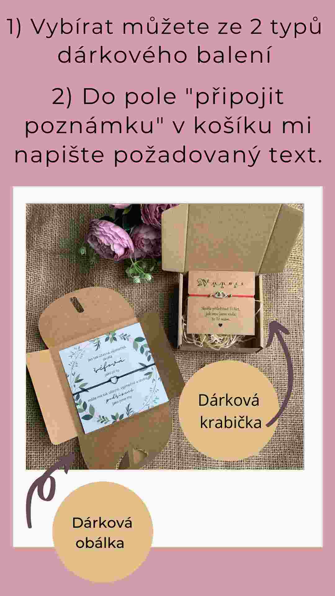 Náramek nožičky - pletený - obálka, dámský