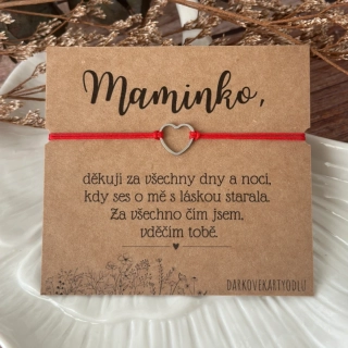 Náramek pro maminku z lásky