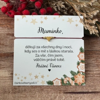 Vánoční přání pro maminku 