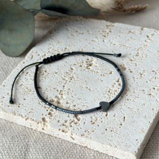 Miyuki náramek se srdcem